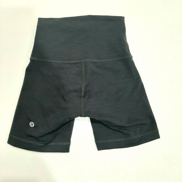 Lululemon high waisted charcoal grey minimalist shorts - Picture 3 of 12